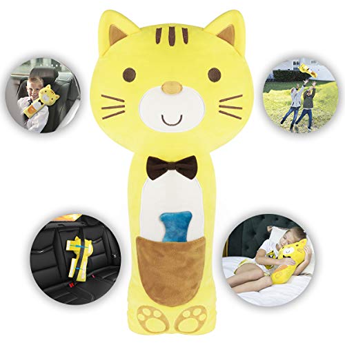 Seat Belt Pillow for Kids, Plush Toy, Child's Childhood Partner, Children's Source of