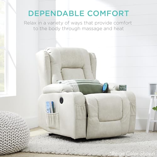 image for Best Choice Products PU Leather Electric Power Lift Chair, Recliner Ma