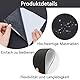 10 Stück Moosgummi Selbstklebend, Selbstklebend Schaumstoffplatte Schwarz, Schaumstoff Polster mit Klebeseite 21x30cm 1mm Moosgummi Platten für TüRen Fenster und Haushaltsanwendungen