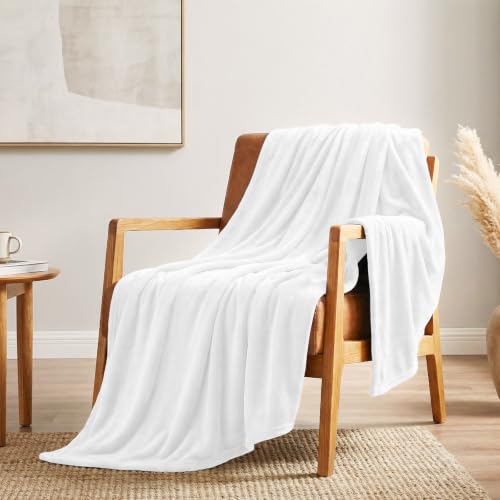 CozyLux Kuscheldecke Flauschig Decke 230x270 cm Weiß – Ansicht 4