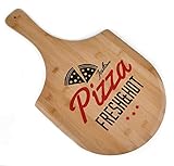 Material: Bambus - Holz Pizzabrett - Oberfläche lebensmittelecht