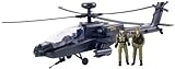 Richmond Toys Battle Zone AH-64 Apache Longbow Helicopter Playset