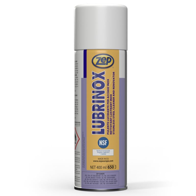 Lubrinox - Lustrante in acciaio inox alimentare - Zep Industries - 400 ml