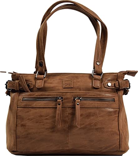 Sac bandoulière en cuir camel cognac pour femme, l'accessoire à main quotidien