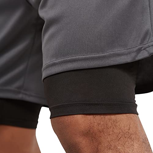 Ultra Performance 3 Pack Mens 2 In 1 Athletic Running Shorts 7 Inch Inseam Workout Gym Compression Shorts For Men #TOP5
