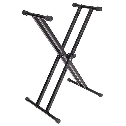 Support pour clavier noir Kinsman KSS07 stable et réglable en hauteur
