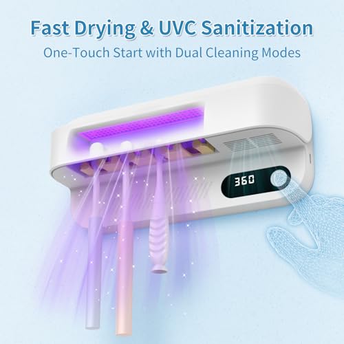 Smart UV Toothbrush Sanitizer Holder