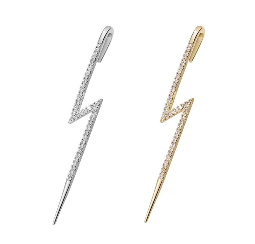 See full amazon price history chart for El Regalo 2PCs Fancy Lightning Bolt Edgy Hook Pin Ear Cuff Earring for Girls & Women - Ear Crawler Ear Pins (1 Gold & 1 Silver) El Regalo 2PCs Fancy Lightning Bolt Edgy Hook Pin Ear Cuff Earring for Girls & Women - Ear Crawler Ear Pins (1 Gold & 1 Silver) (B0CZ7BFJFG) Amazon Price History, Amazon Price Tracker