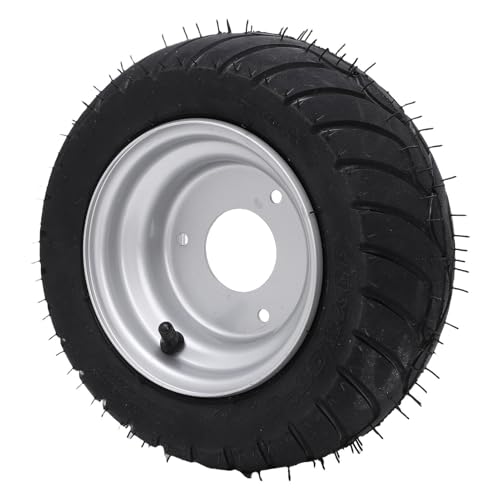 Generic 13x5.00-6 ATV Wheel, 13/5.00-6 Rubber Tire with Rim, Anti Slip Shockproof Puncture Proof Vacuum Tyre ATV Tire for UTV Quad Off Road Go Kart Golfs Cart Wheels
