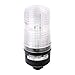 MS70M-MFFF-RYG, 70mm Multicolored LED Signal Light, Direct Mount, Steady & Flashing, 110-220VAC, Red/Yellow/Green LED, Clear Lens