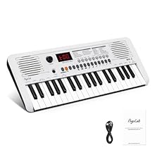 Mini Keyboard Piano: POGOLAB mini piano keyboard has 37 keys, 40 songs, 200 instrument sounds and 200 rhythms. With a plethora of quality sounds, the small piano is designed for beginner to learn to play and just for fun Portable Keyboard Piano: POGO...