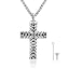 11b-Cross Urn Necklace
