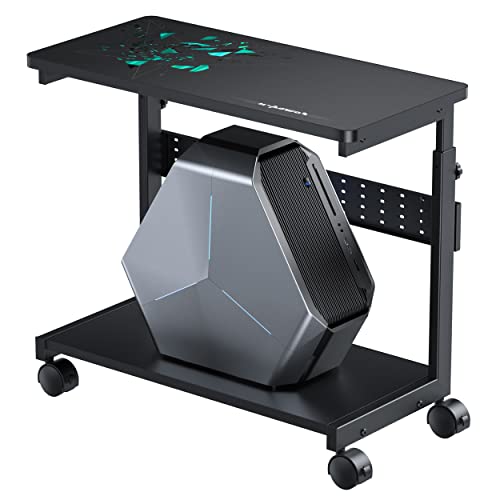 U-POWER 昇降式L字デスク PCラック パソコンラック pcワゴン...