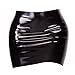 Produktbild EXLATEX Damen Latex Gummi Gummi Schwarzer Minirock