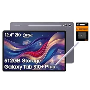 Samsung Galaxy Tab S10+ Plus 12.4" Tablet, 12GB RAM, 256GB + 256GB SD Card