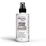 Isopropyl Rubbing Alcohol 99.9% Multipurpose First Aid Antiseptic Infection Preventor Massaging & Sponge Baths & All Over Cleaner Disinfectant (50ml with Spray)