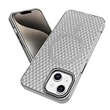 paisiruyi iPhone 13 ケース iPhone 14 ケース Magsafe対応 【立体デザイン】 耐衝撃 スマホケース アイフォン 13/14 米軍MIL規格 ワイヤレス充電対応 落下防止 ストラップホール付き 傷防止 滑り止め 軽量 おしゃれ (シルバー)