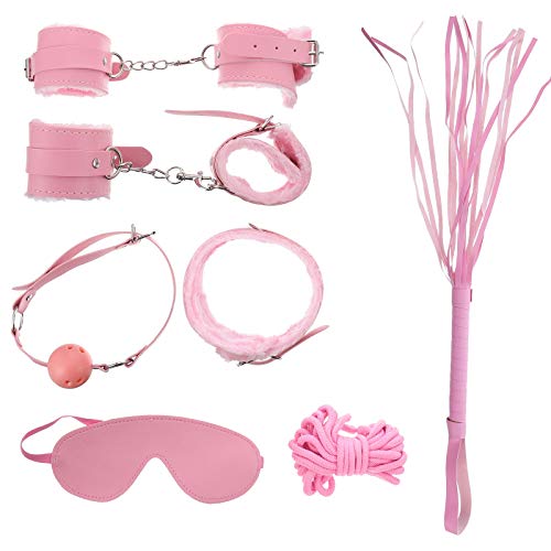 ABOOFAN 8 pçs/conjunto Kits de bandagem sexual suave para flertar brinquedo material sexual para cas