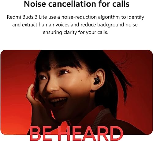 Xiaomi Redmi Buds 3 Lite Bluetooth 5.2,Auriculares 18 Horas de Batería,Mi Earbuds Stereo Hi-Fi Auriculares con Reducción del Ruido,Control Táctil,Conexión Rápida,Resistente al Agua - Imagen 6