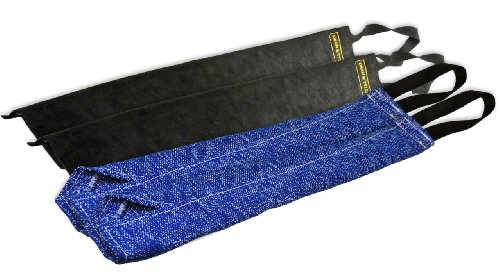 Dean & Tyler Bundle of 4 Bite Rags for Pets, 2-Leather and 2-French Linen, 24-Inch