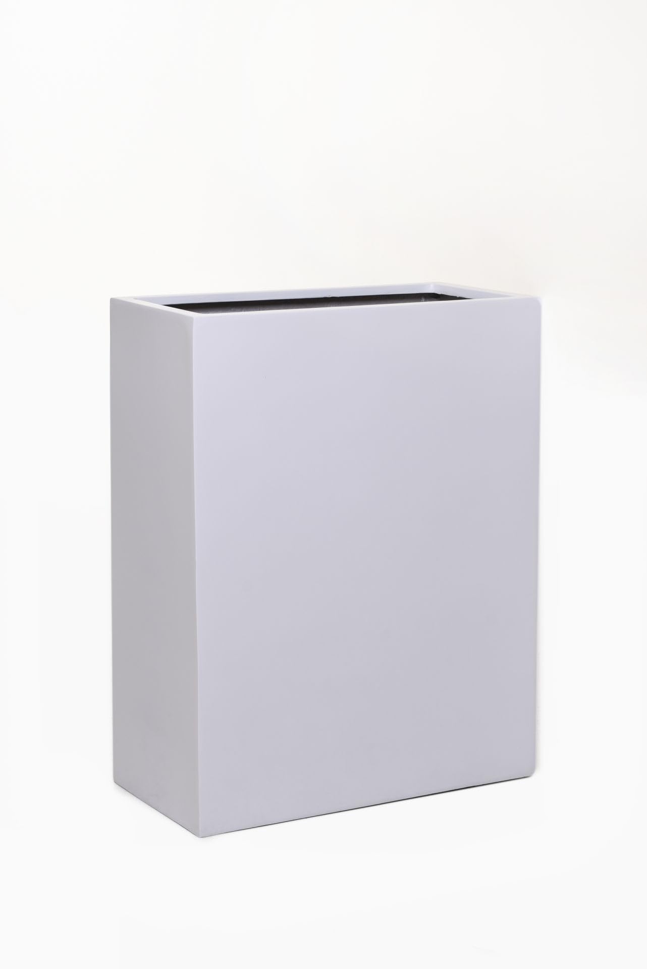 Bac à Plantes Paravent - Séparation De Pièce Sur Roulettes, Fibre De Verre Aspect Béton | Design Moderne Et Mobile