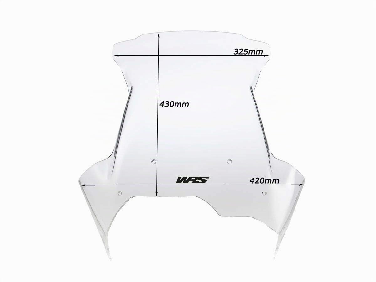 CUPOLINO PARABREZZA CAPONORD WRS F 650 GS/F 800 GS 2008-2017 (Trasparente)