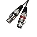 Seismic Audio SAXMRM-2x5 Dual XLR Female to Dual RCA Male 5-Feet Patch Cable