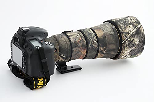ROLANPRO Jungle Housse Étanche Objectif Nikon AF-S 500mm F5.6E PF ED VR - Protection Pluie Et Chocs