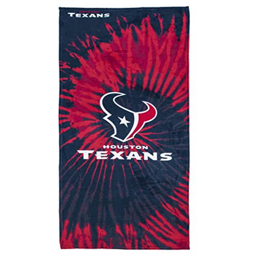 Image of Northwest NFL Houston Texans Unisex-Adult Beach Towel, 30 inch x 60 inch, Psychedelic