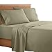 Clara Clark ® Supreme 1500 Collection 4pc Bed Sheet Set - King Size, Sage Olive Green