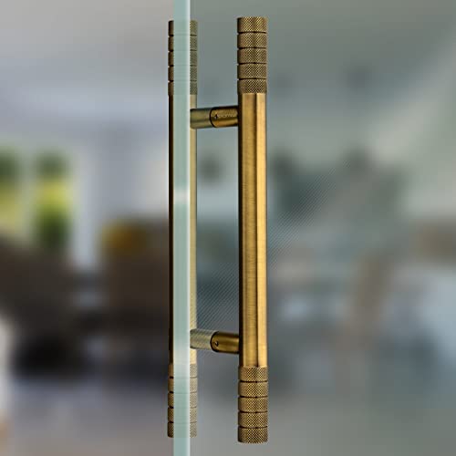 Image of Plantex Heavy Duty Main Door Handle /Door & Home Decore /14 Inch Main Door Handle /Pull-Push Handle - Pack of 1 (Brass Antique) - 3 Years Warranty