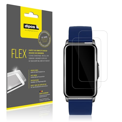 dipos I 2x Screen Protector compatible with Moikmlih 1.47 Zoll Smartwatch I 3D Full Cover Protective Film