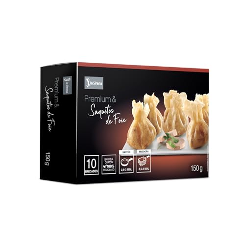 La Sirena Saquitos de Foie Premium, 10 unidades, 150g (Congelado)