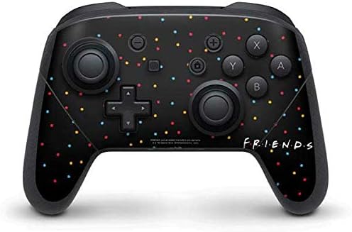 Skinit Decal Gaming Skin Compatible with Nintendo Switch Pro Controller - Officially Licensed Warner Bros Friends Polka Dots Design