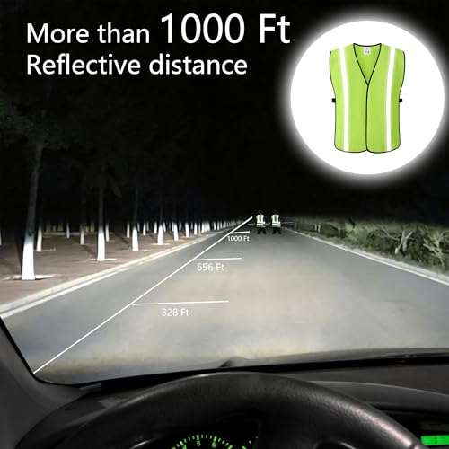 Image of Safety Vest for Men Women Reflective Construction Vest