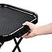 Foldable Salon Beauty Tray with Swivel Casters Salon Trolley Cart Tool Organizer