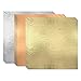 Produktbild 300 Blätter Blattgold Imitation 16x16cm Goldblätter Blattgold Blattkupfer Blattsilber zum Basteln, Gold Leaf für Kunst, Vergoldung Handwerk, Dekoration, Möbel, Makeup Health & Spa(3 Farben)
