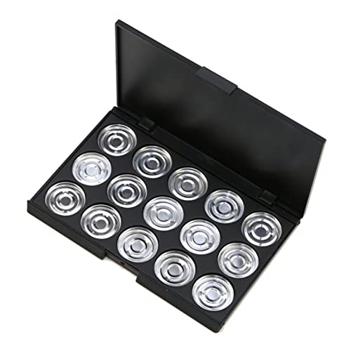 NOLITOY 15 paleta de sombras de ojos vacia maquillaje makeup base máscara de pestañas transparente paleta de labios paleta sombras de ojos paletas de sombras de ojos cosmético vacío Silver