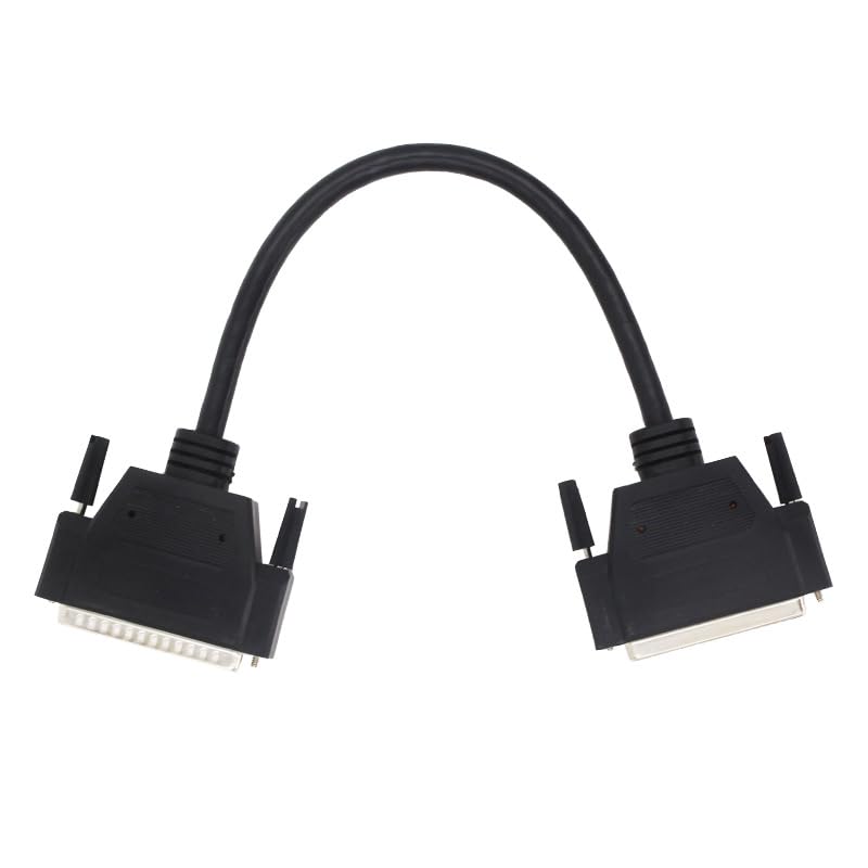 DB 37pin Male to Female Straight Shielded Data Cable, D-SUB Connector 0.5 Meter