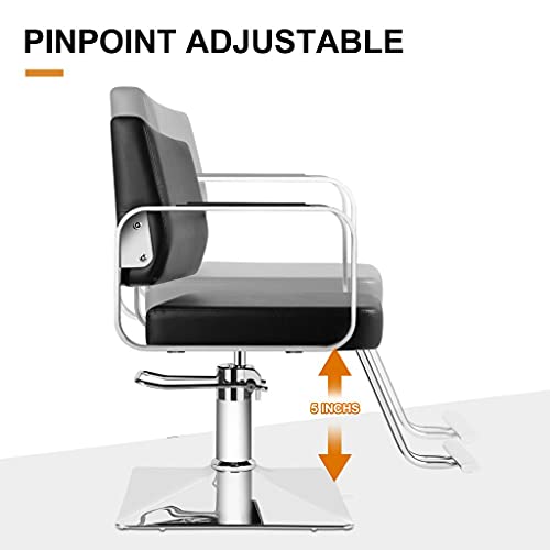 Artist-hand-Barber-ChairsAll-Purpose-Classic-Salon-Chairs-with-Heavy-Duty-Hydraulic-Pump-360-Rolling-Swivel-Spa-Beauty-Equipment-for-Hair-Stylist-Women-Man-Max-Load-330-LbsBlack