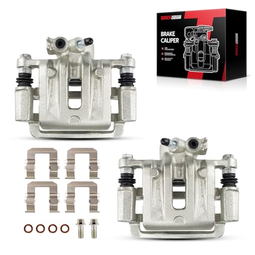 Torchbeam Rear Brake Calipers Set for Chevrolet 2007-2017 Equinox, GMC 2010-2017 Terrain, Chevrolet 2012-2015 Captiva Sport, Rear Left and Rear Right Calipers Replace # 18B5040+18B5041