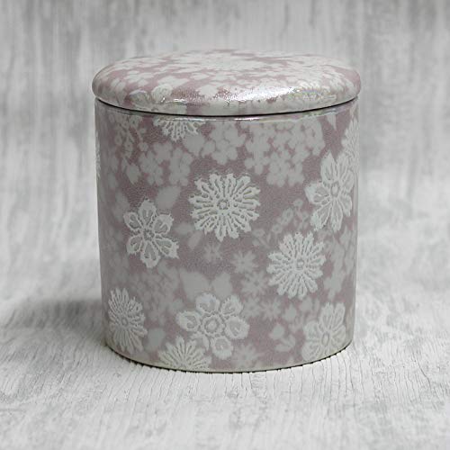 ミニ骨壷2寸 華結晶 シリコンパッキン付分骨用骨壷