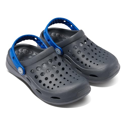 Joybees Active Clog Kids Charcoal/Sport Blue — view 3