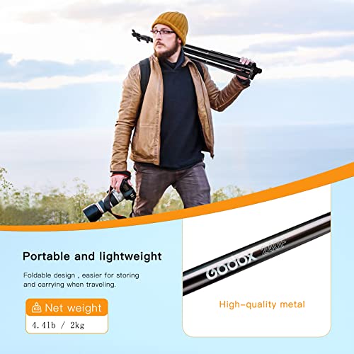 image for Godox Aluminum Photography Light Tripod Stand for Studio Photographic 