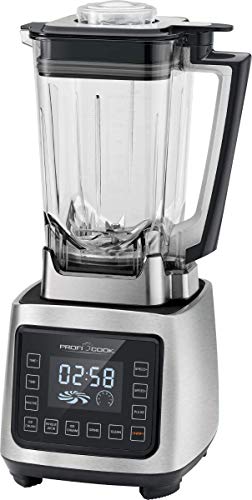 Profi Cook PC-UM 1127 - Licuadora/Batidos - Ideal para mezclar - 9 funciones - 2000 Watts - Color Plata y Negro