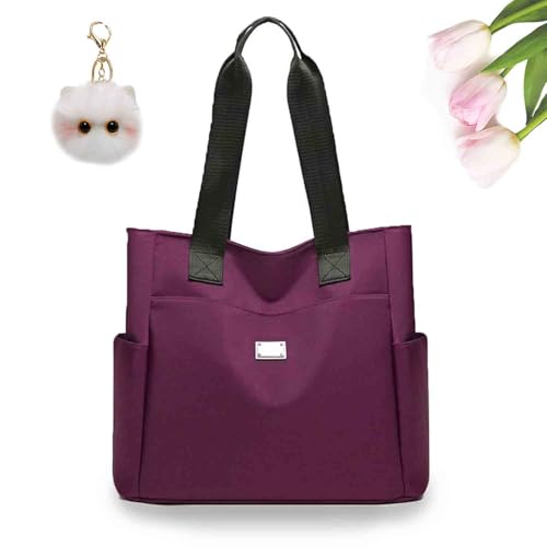 Zcjeaneviln Bag Waterproof, 2025 Large Capacity Water Repellent Multi Pocket Nylon Shoulder Bag