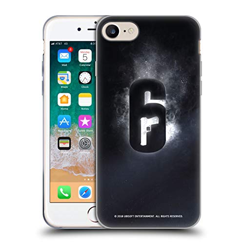 Head Case Designs Officially Licensed Tom Clancy's Rainbow Six Siege Glow Logos Gel Case [Military Grade Protection] Compatible with Apple iPhone 7/8 / SE 2020 & 2022 and Compatible with MagSafe