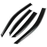 HEROFFIX 1 Set Fensterabweiser für Lexus RX350 RX450h 2010-2015 Seitliche Fensterabweiser Schwarz