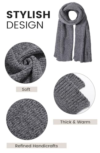 Pleneal Scarf for Women,Soft Chenille Winter Scarves, Womens Warm Thick Scarf for Cold Weather4