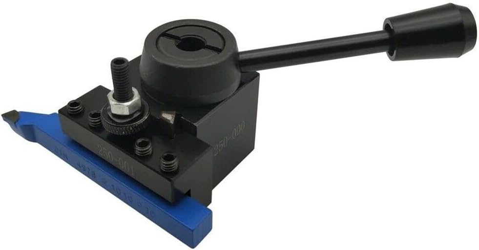 Metal Lathe Quick Change Tool Post Set With Turning Tool Holder Boring Bar Holder For CNC Machining Metalworking Equipment 6-9 Inch Swing(250-000)